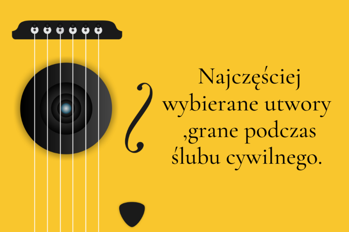 Oprawa muzyczna do ślubu cywilnego.