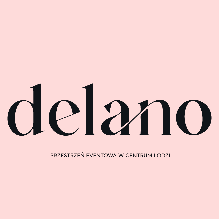 Logo Delano - eventy w centrum Łodzi
