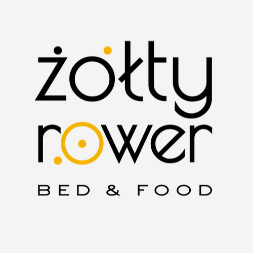 Logo Żółty Rower - bed & food